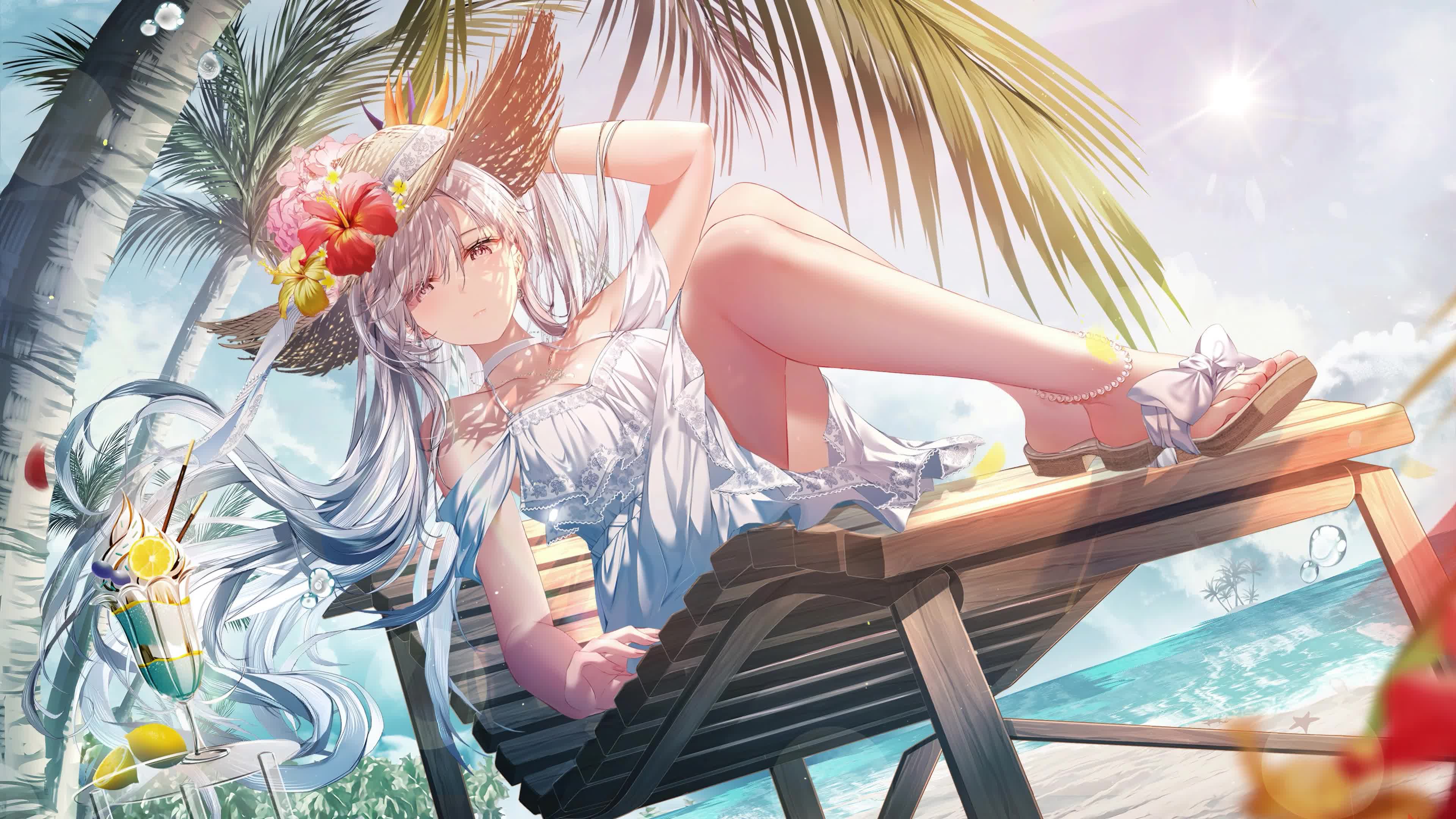 141805-anime-girl-on-summer-vacation-live-wallpaper